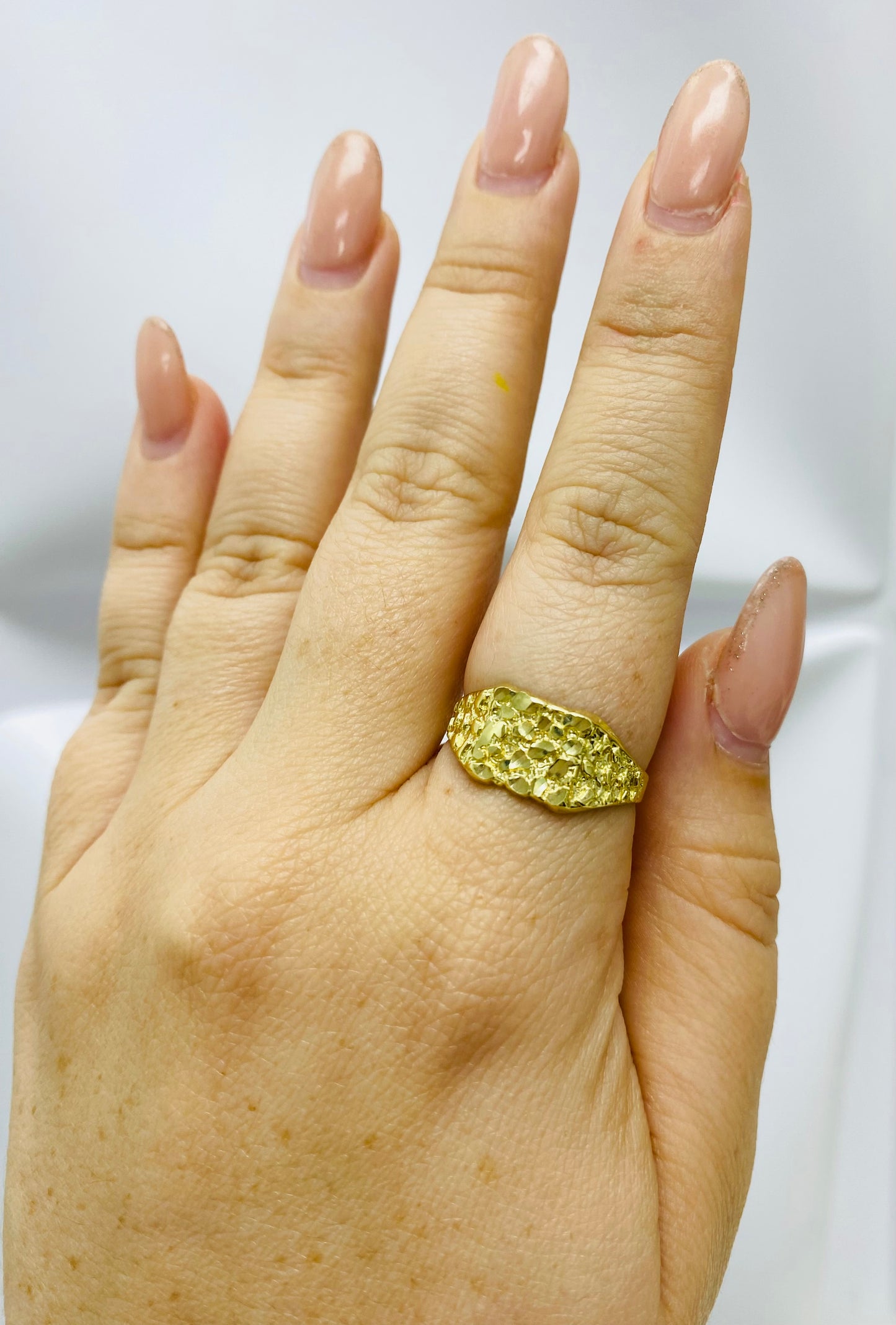 Anillo nugget 10K