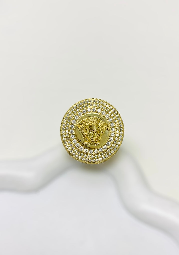 Anillo medusa 14K