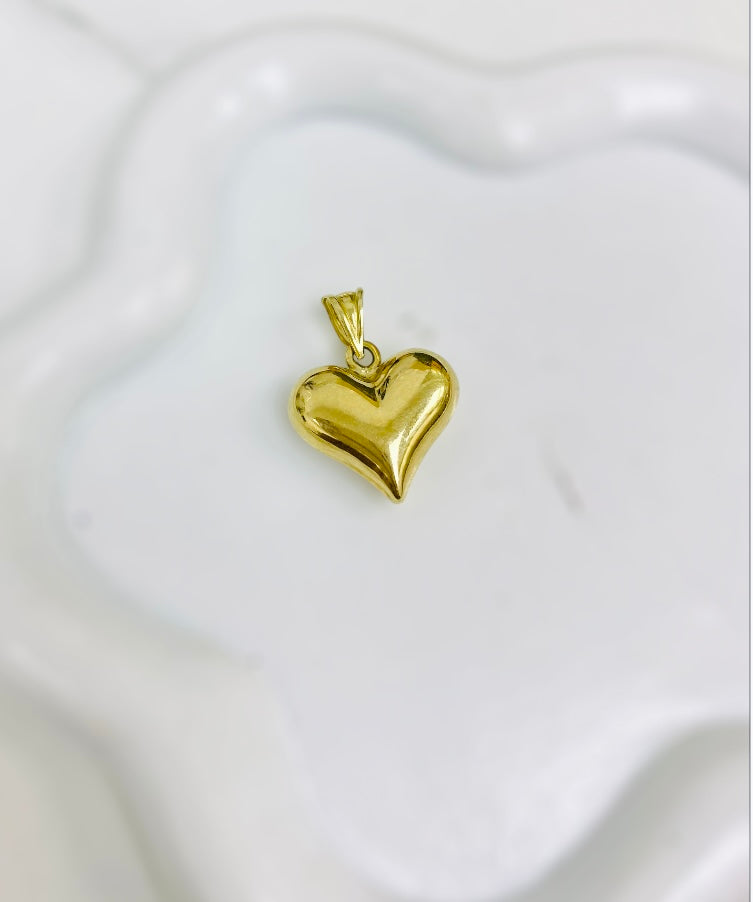 Dije de corazón de 10 k