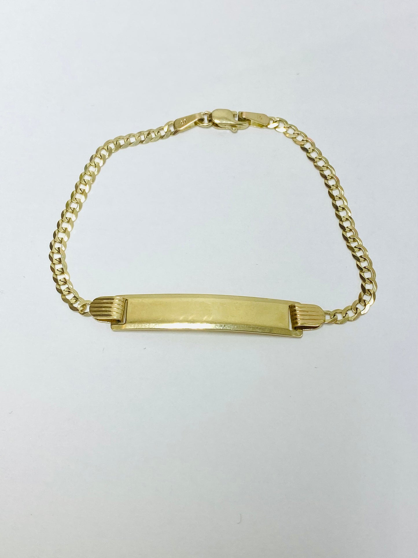 Pulsera de placa de 10 K