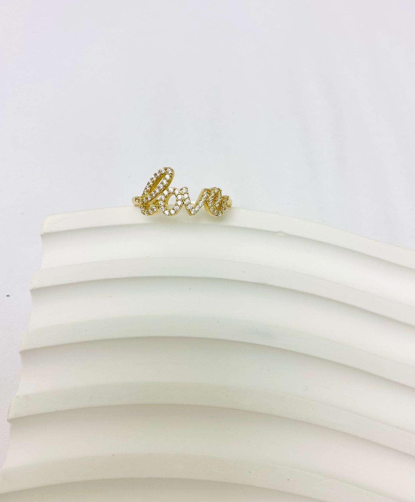Anillo love 14 k