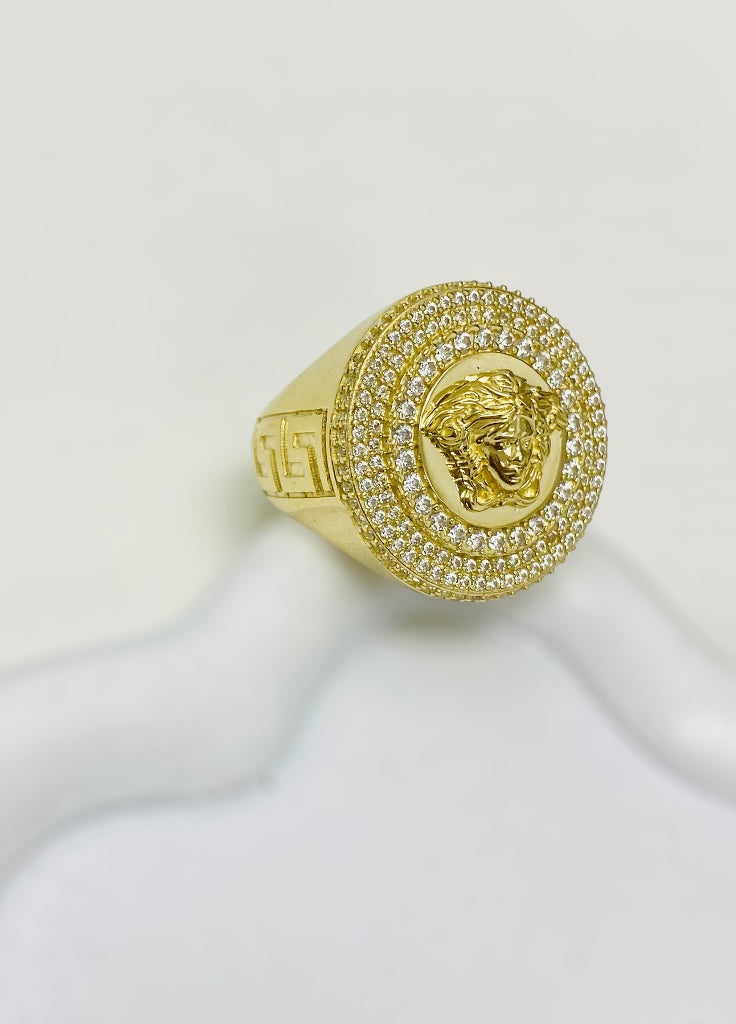 Anillo medusa 14K