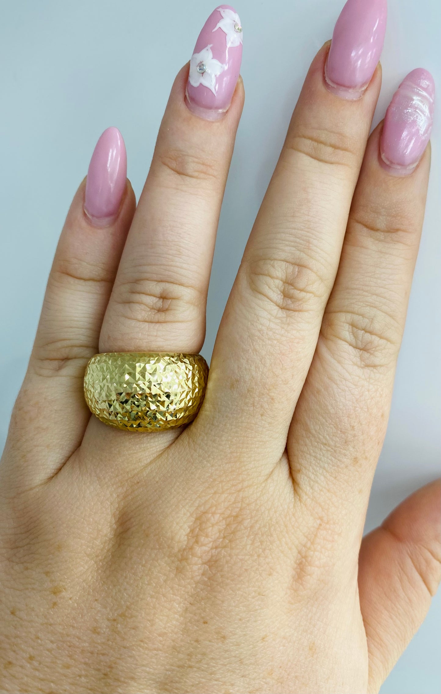 Anillo buchón 10k