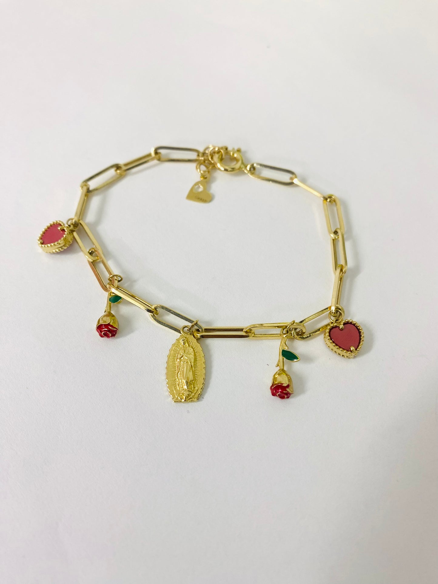 Pulsera de colgantes de Virgen