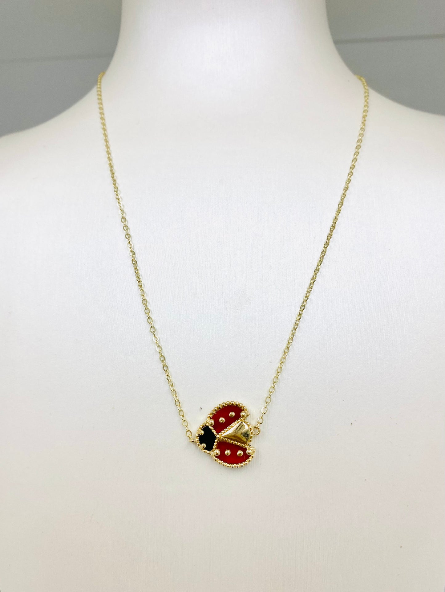 Cadena lady bug 10K y 14K
