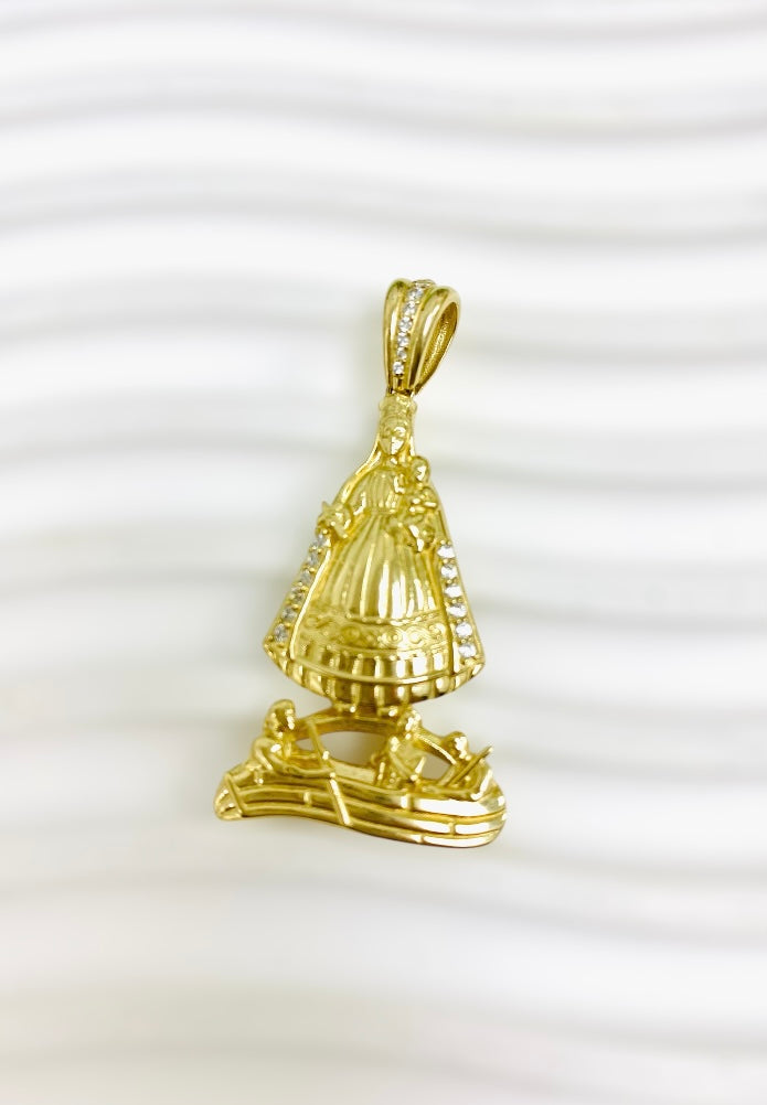 Dije virgen de la caridad 14K