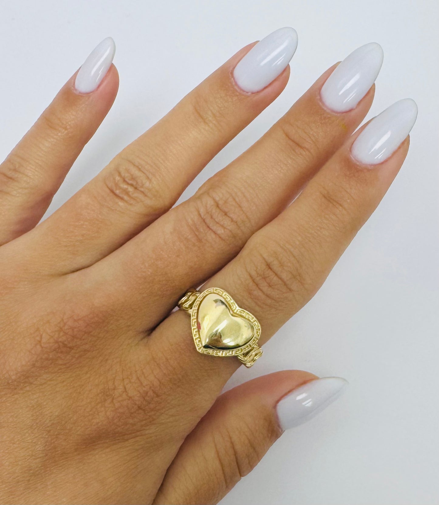 Anillo corazón 10k