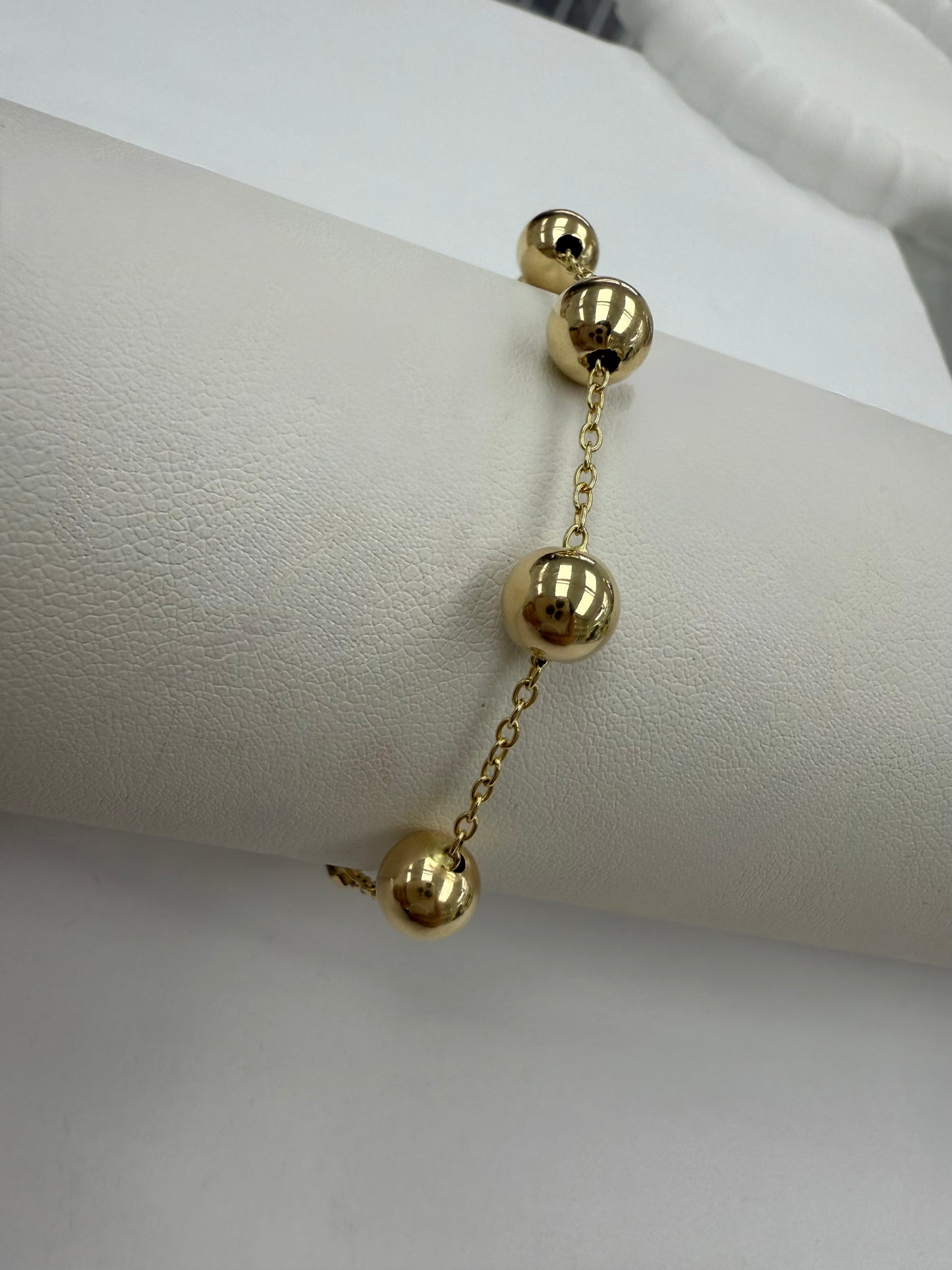 Pulsera de balines 14K
