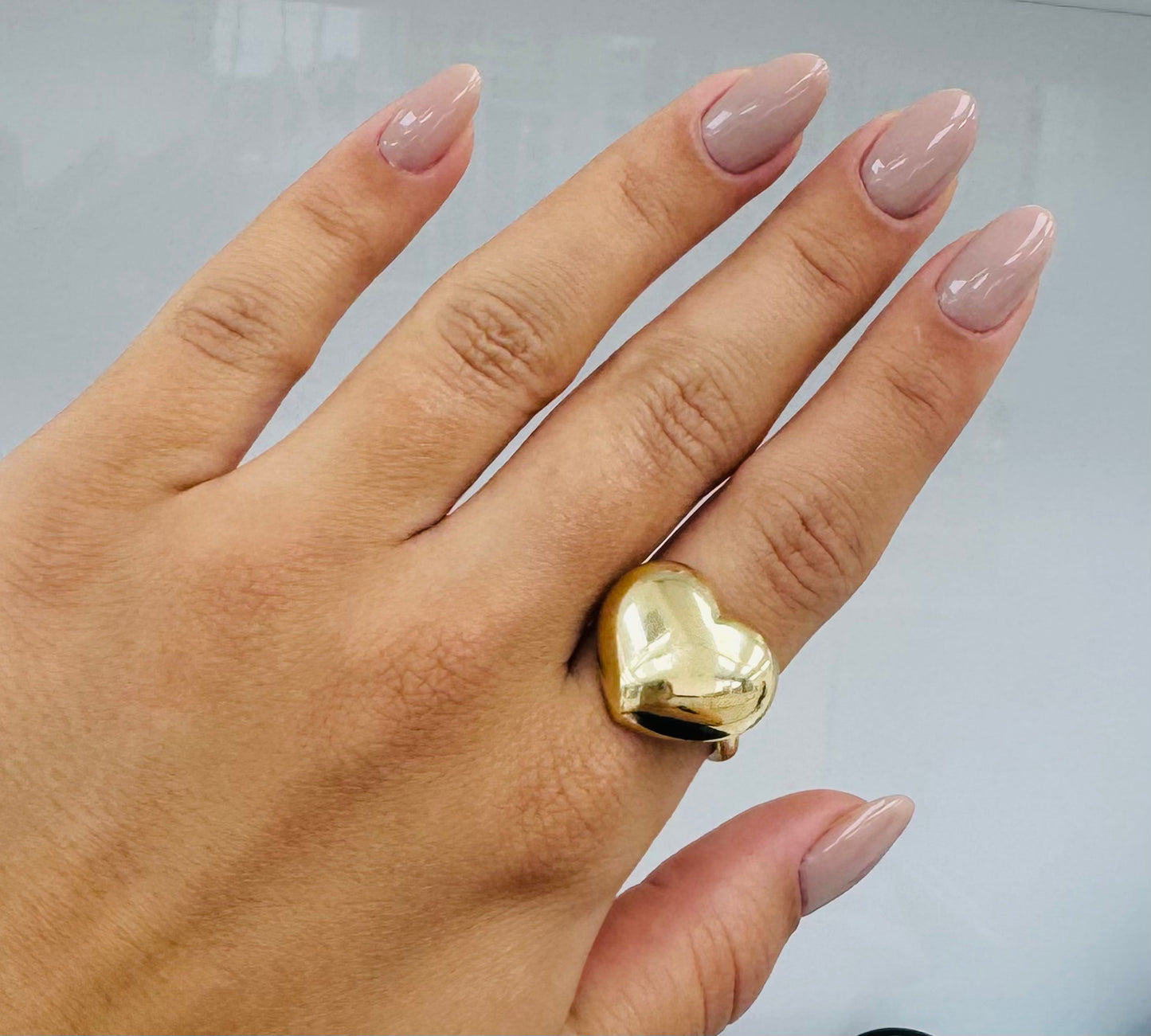 Anillo de corazón 10k