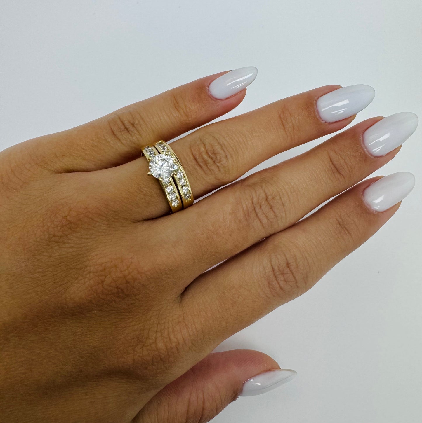 Anillo compromiso 14k