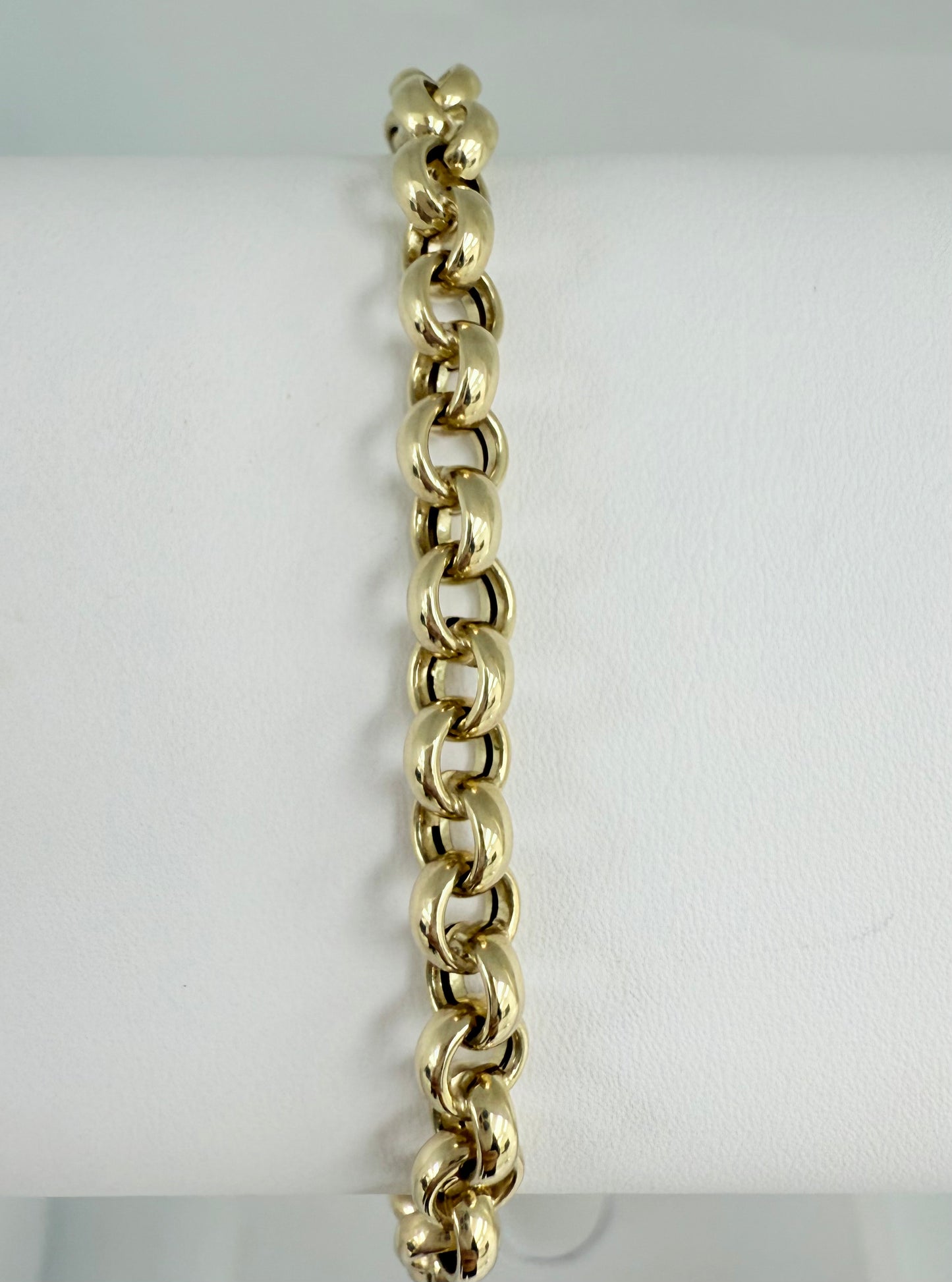 Pulsera rolo 14 k size 7.5
