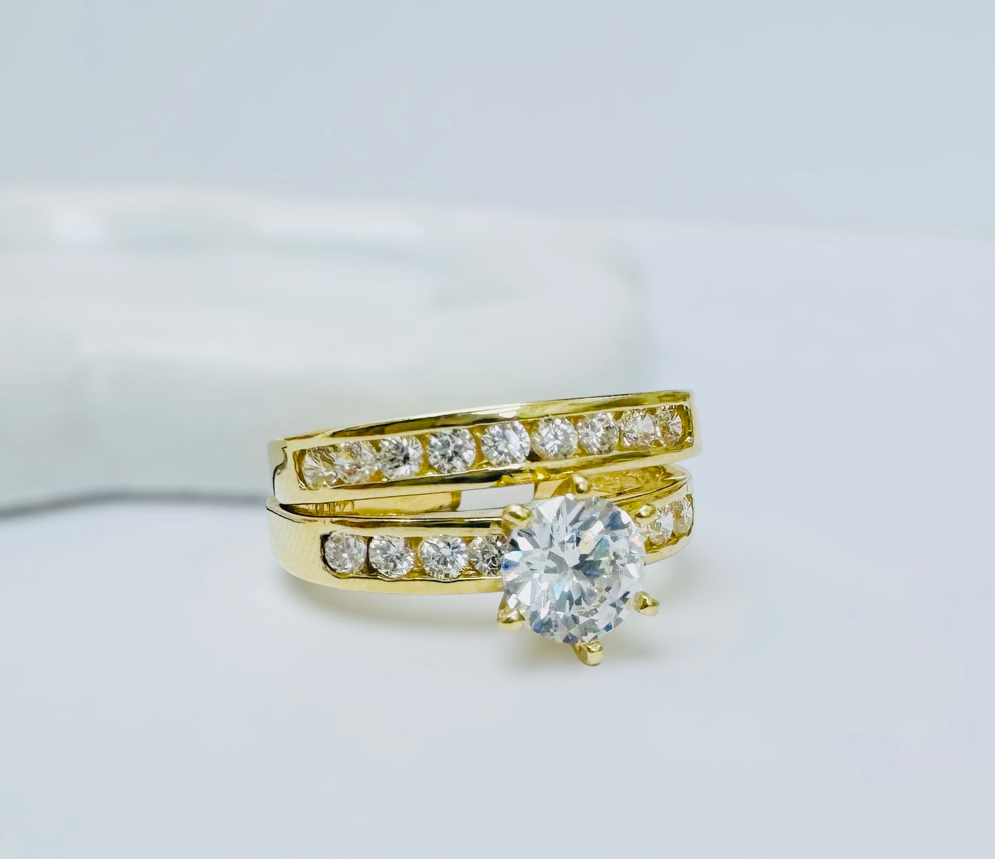 Anillo compromiso 14k