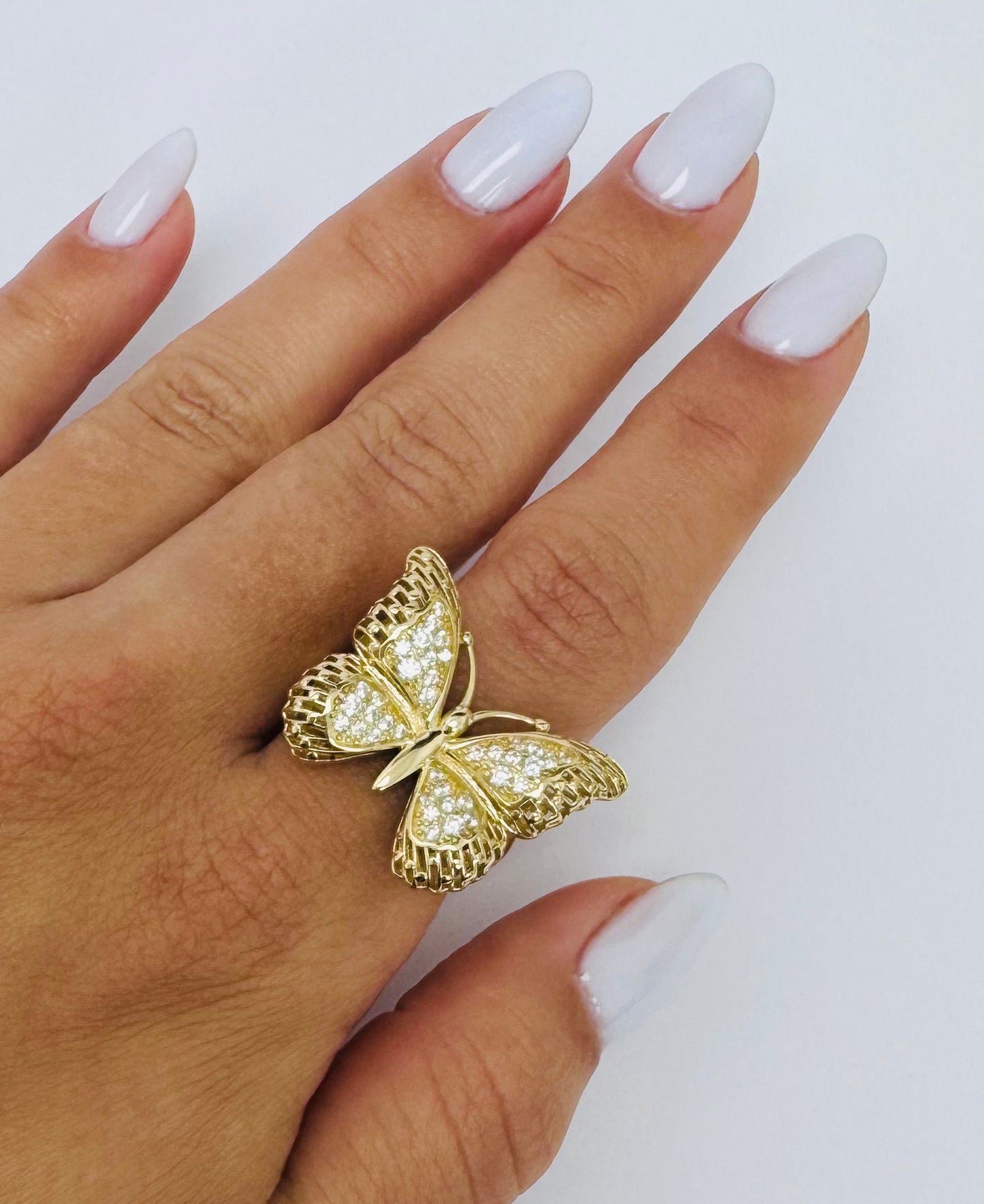 Anillo mariposa 10k