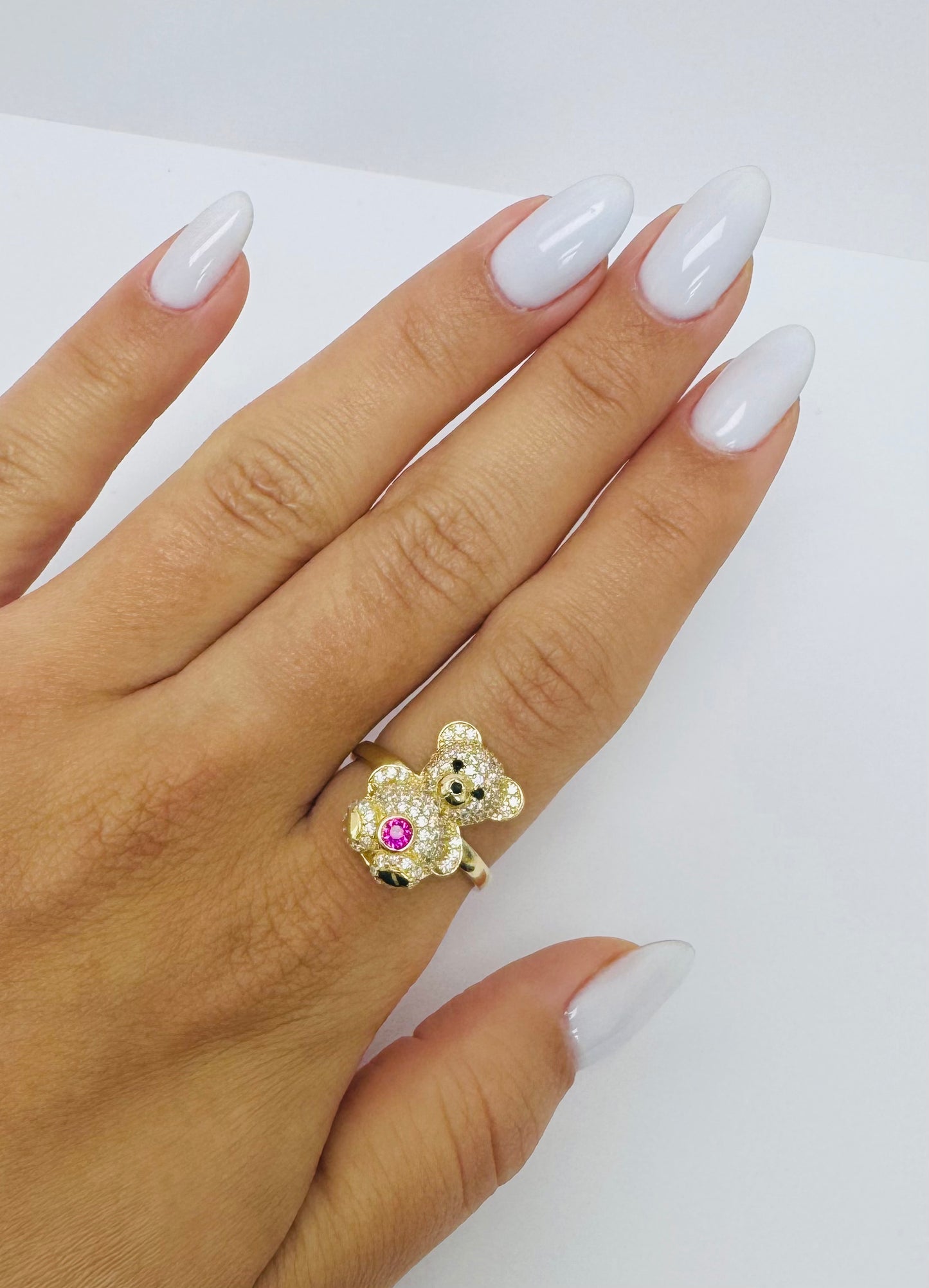 Anillo osito 10k