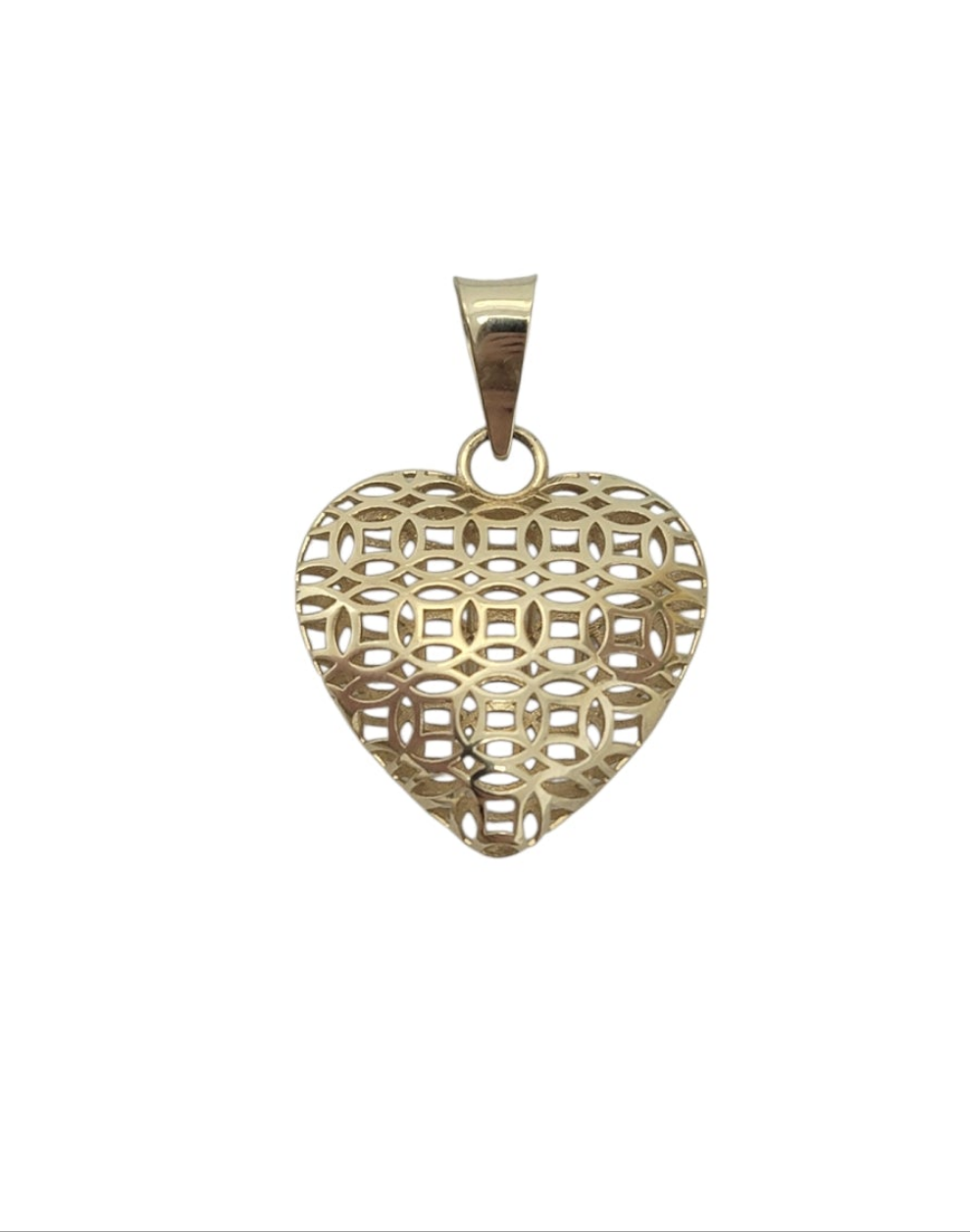 Dije de corazon 10K y 14K