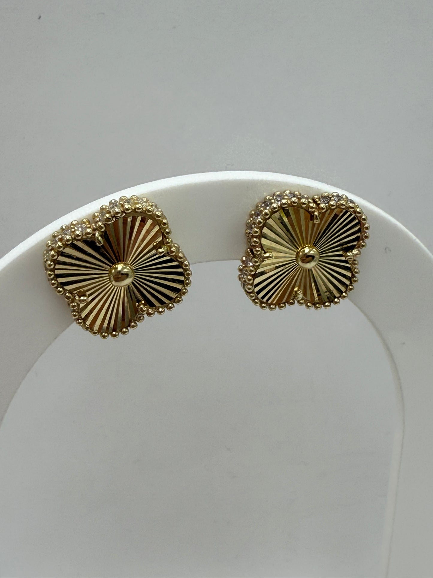 Aretes de clover 10K