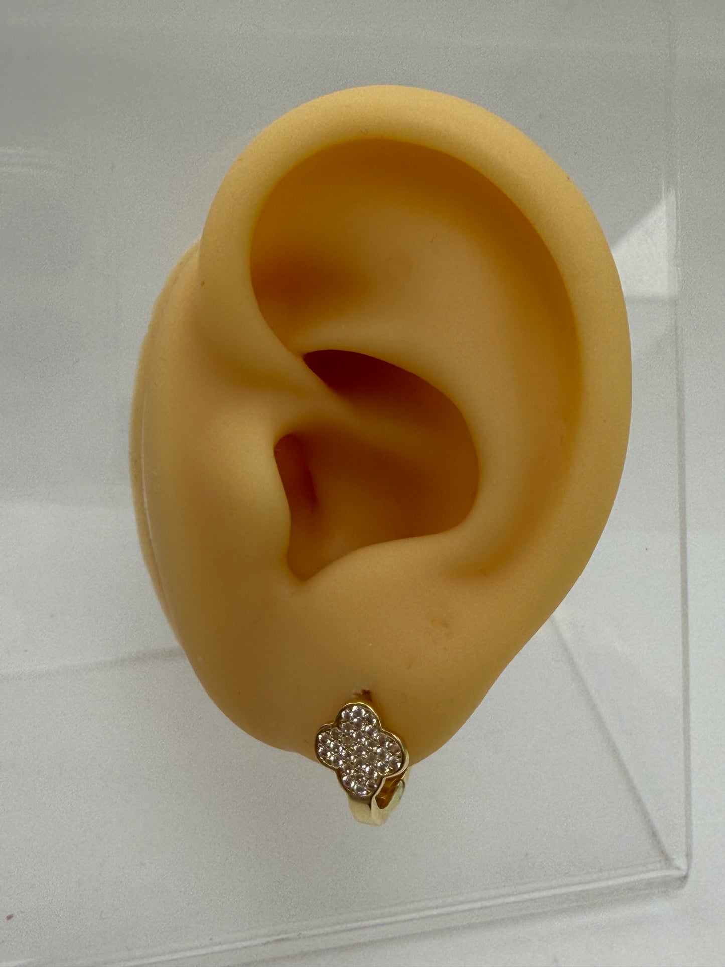 Aretes de clover 14K