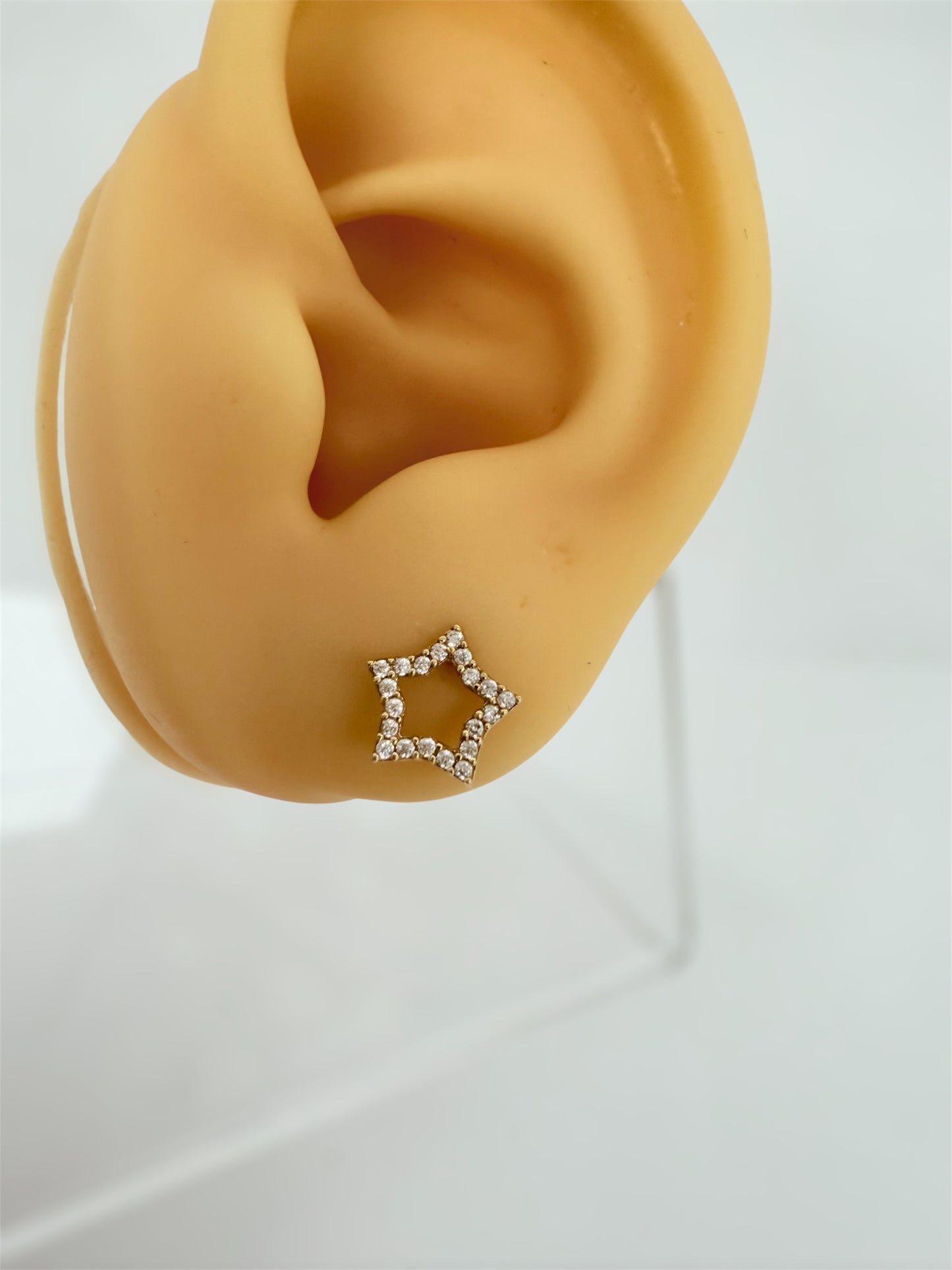 Aretes de estrella 14K