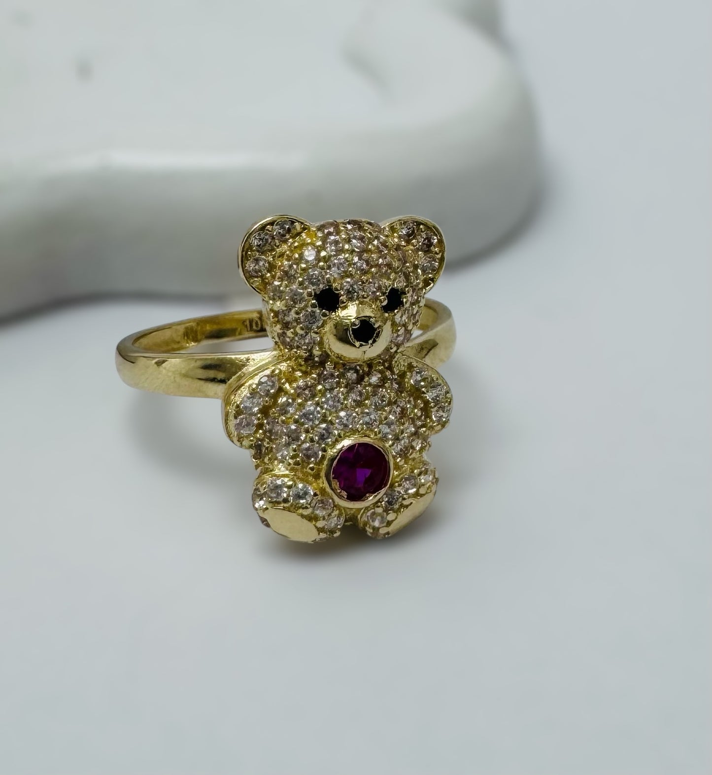 Anillo osito 10k