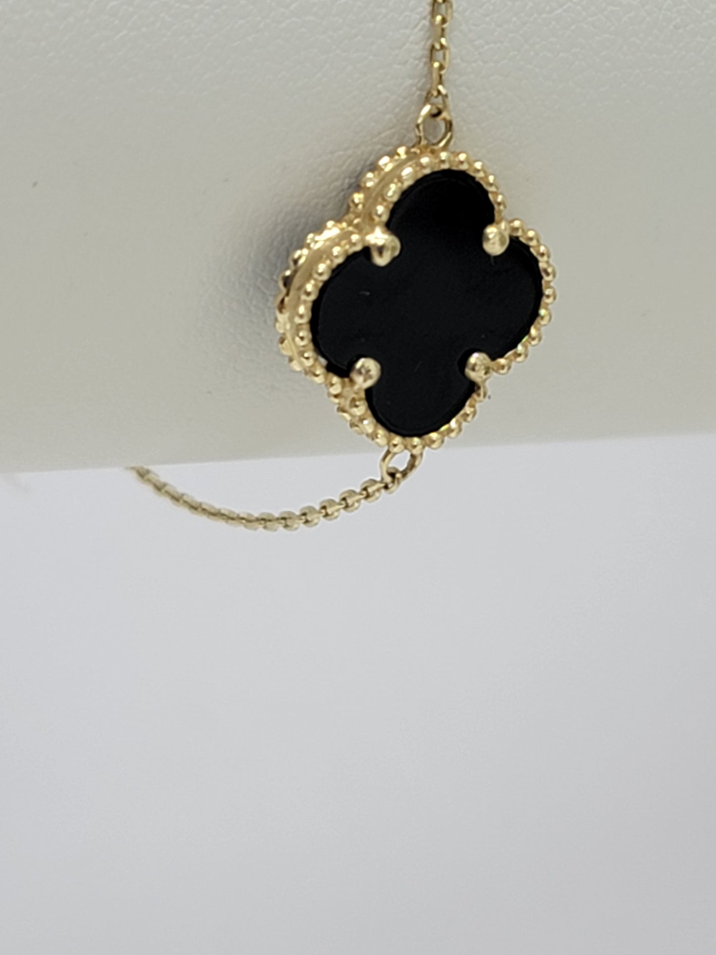 Pulsera clover 14 k