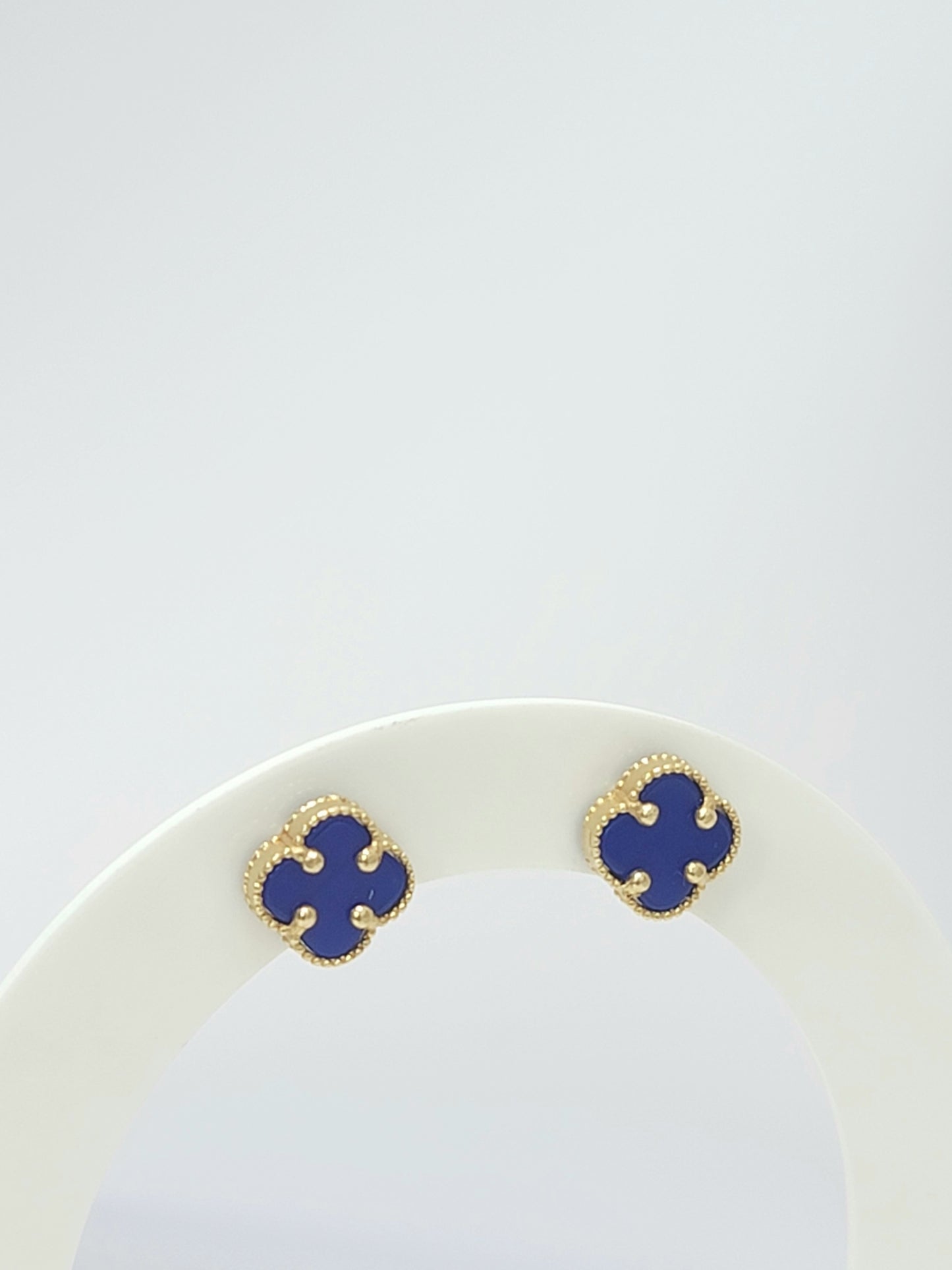Aretes clover 14k