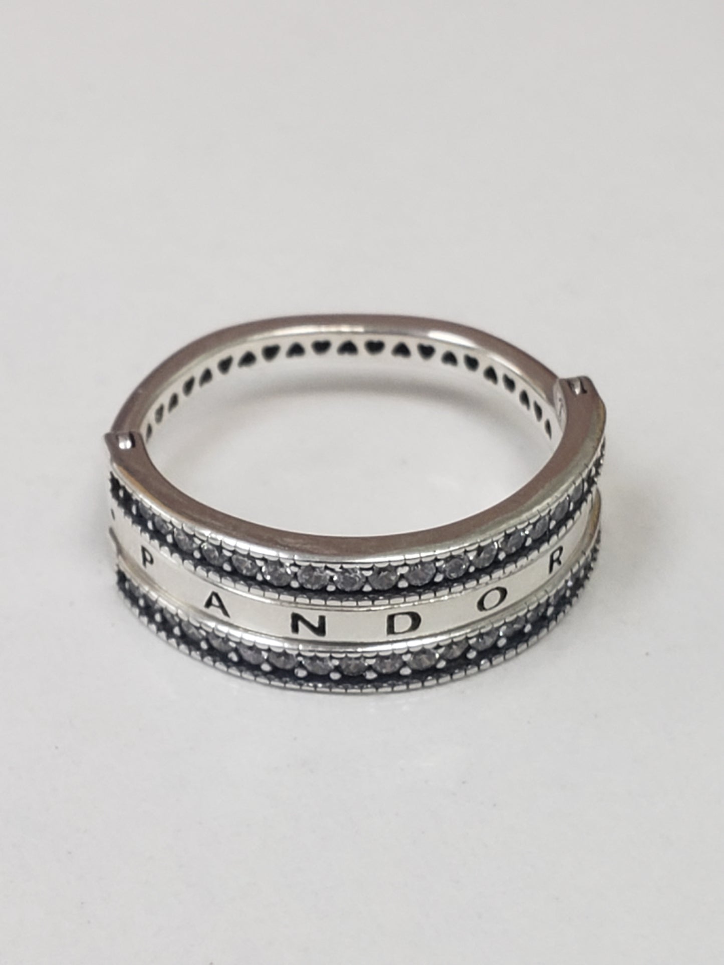 Anillo pando plata