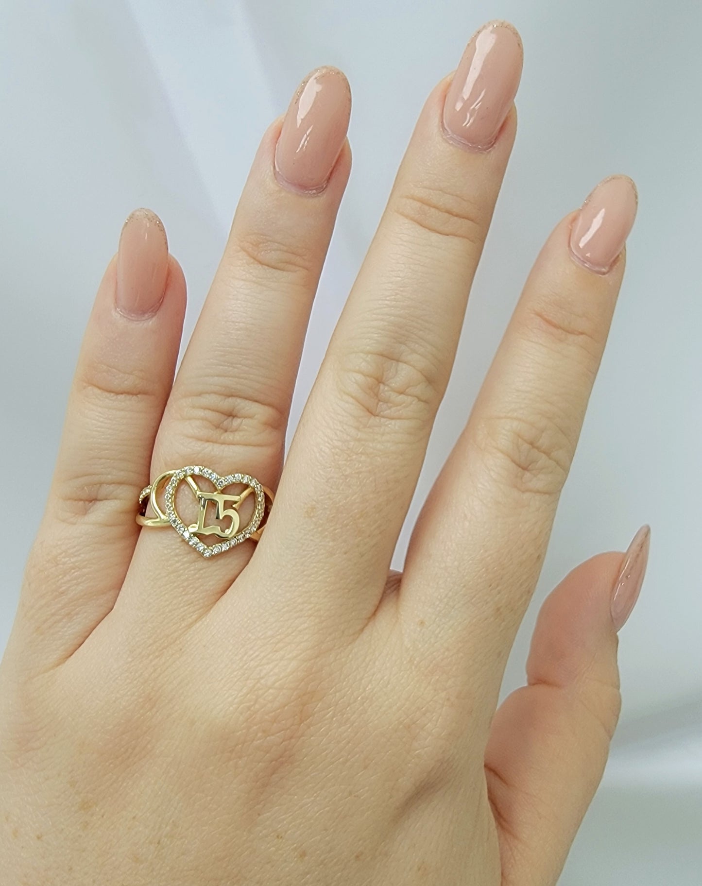 Anillo 15 años 14K