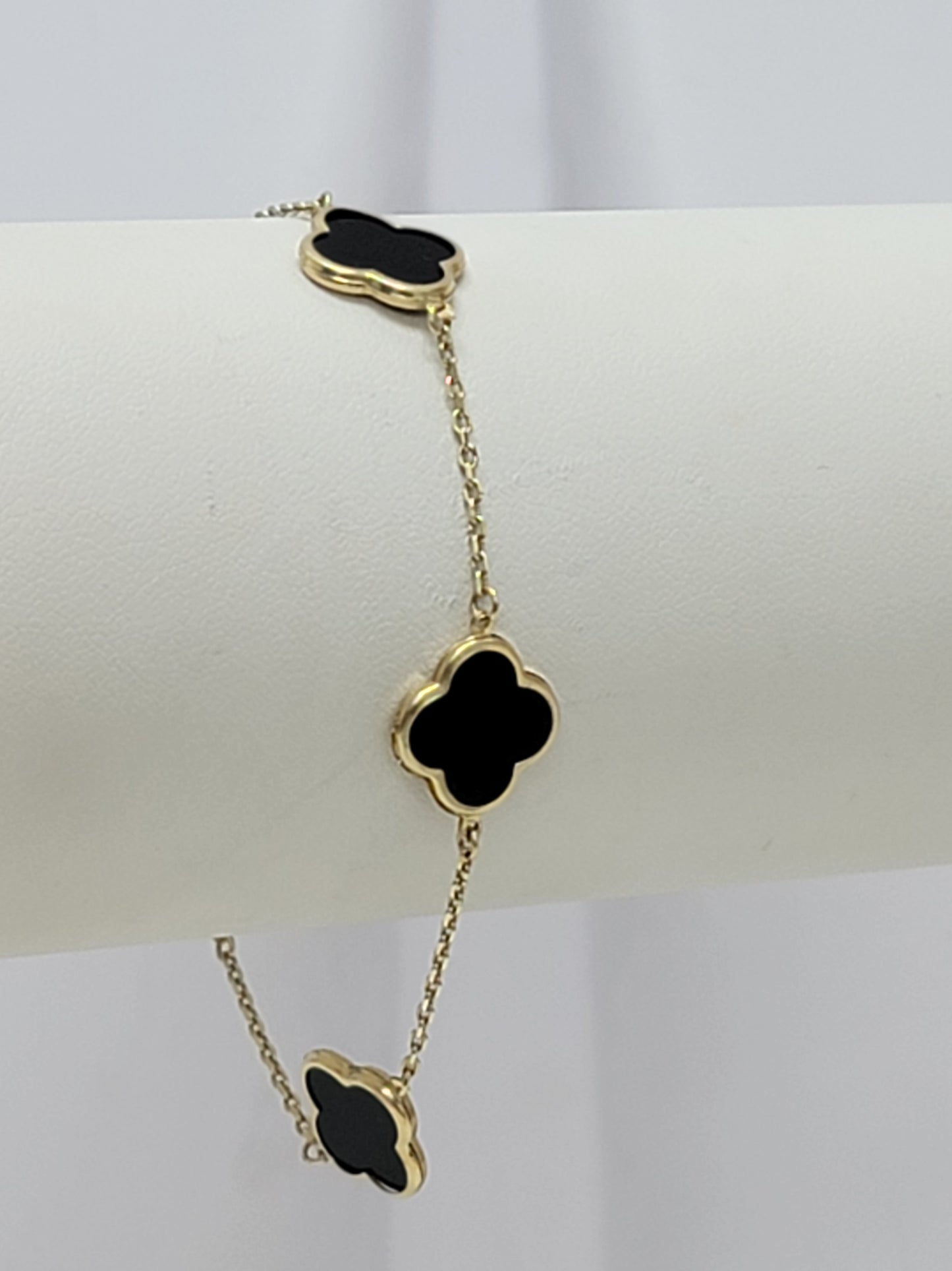 Pulsera flores 10k