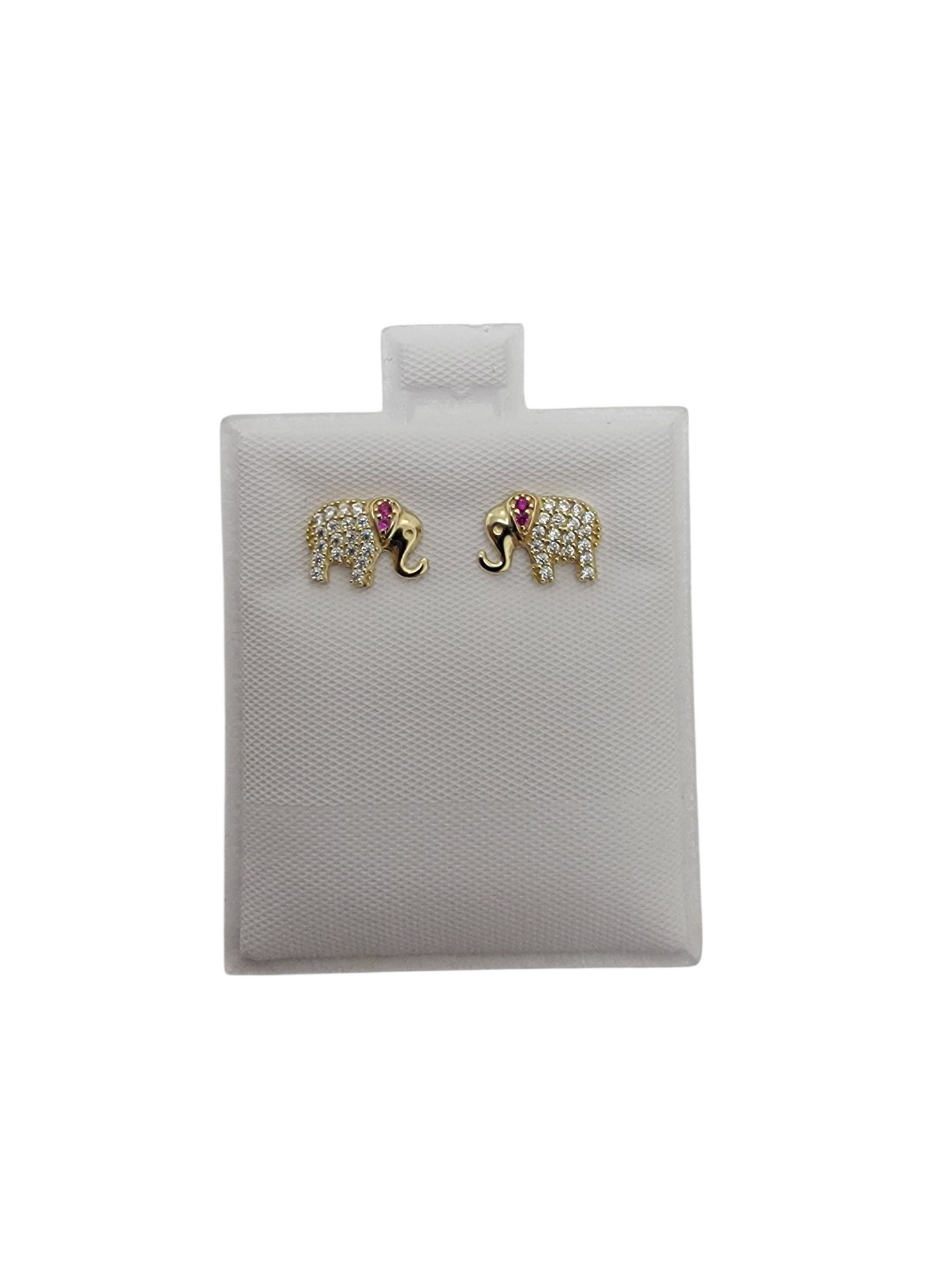 Aretes de elefantes 10K