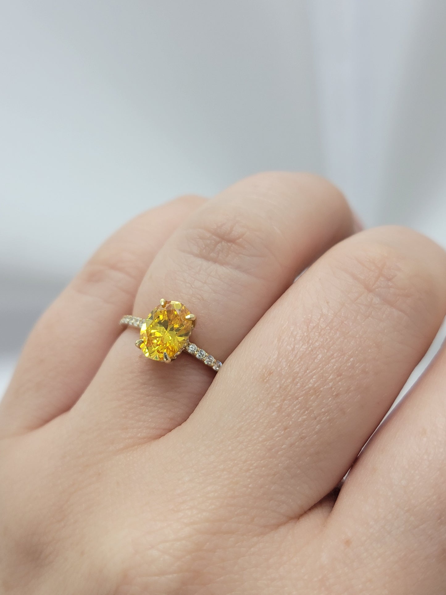 Anillo piedra 14k