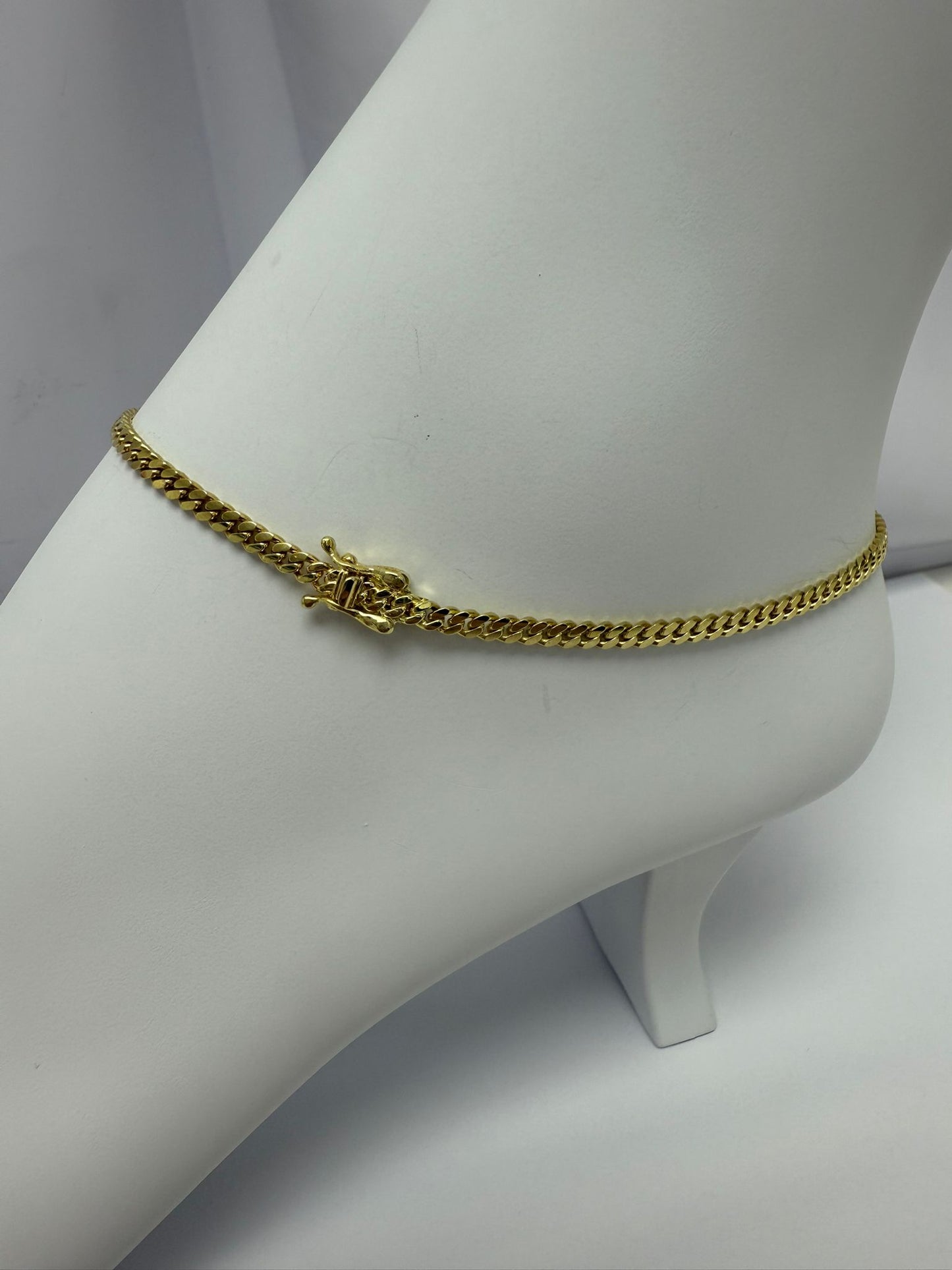 Tobillera cuban link 10K
