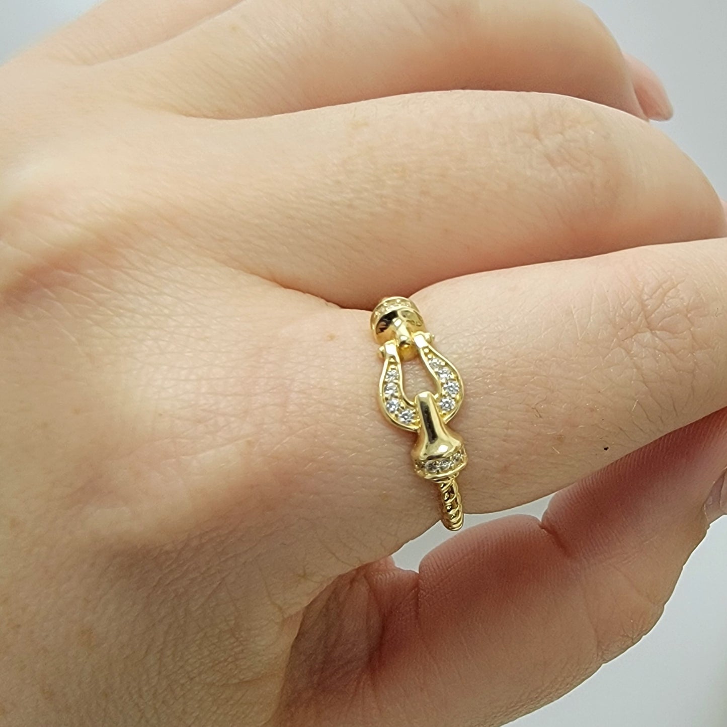 Anillo de cinturón 14k