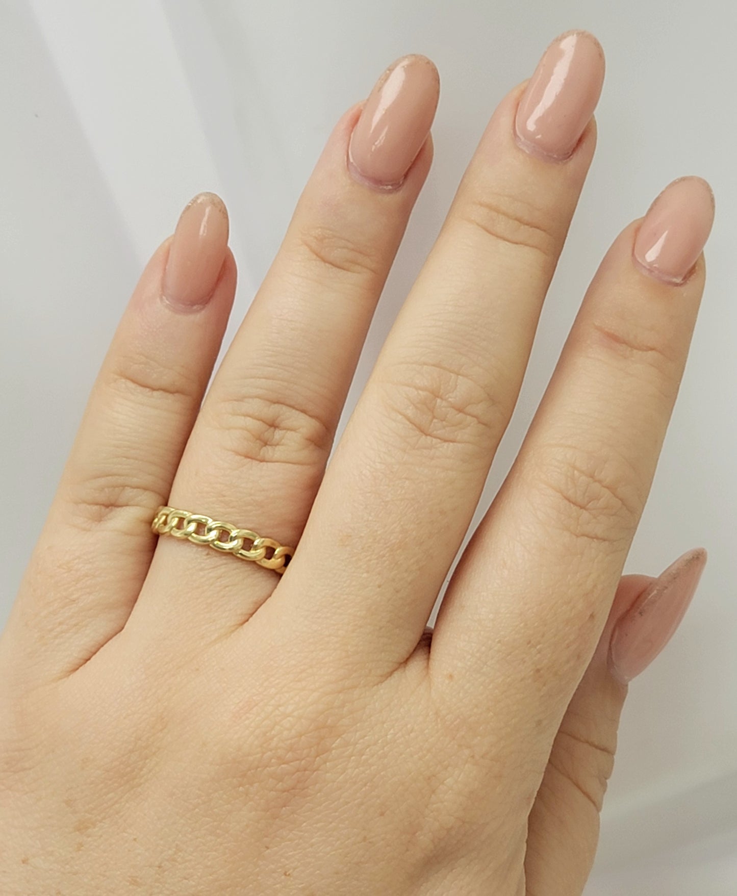 Anillo de cadena 14k