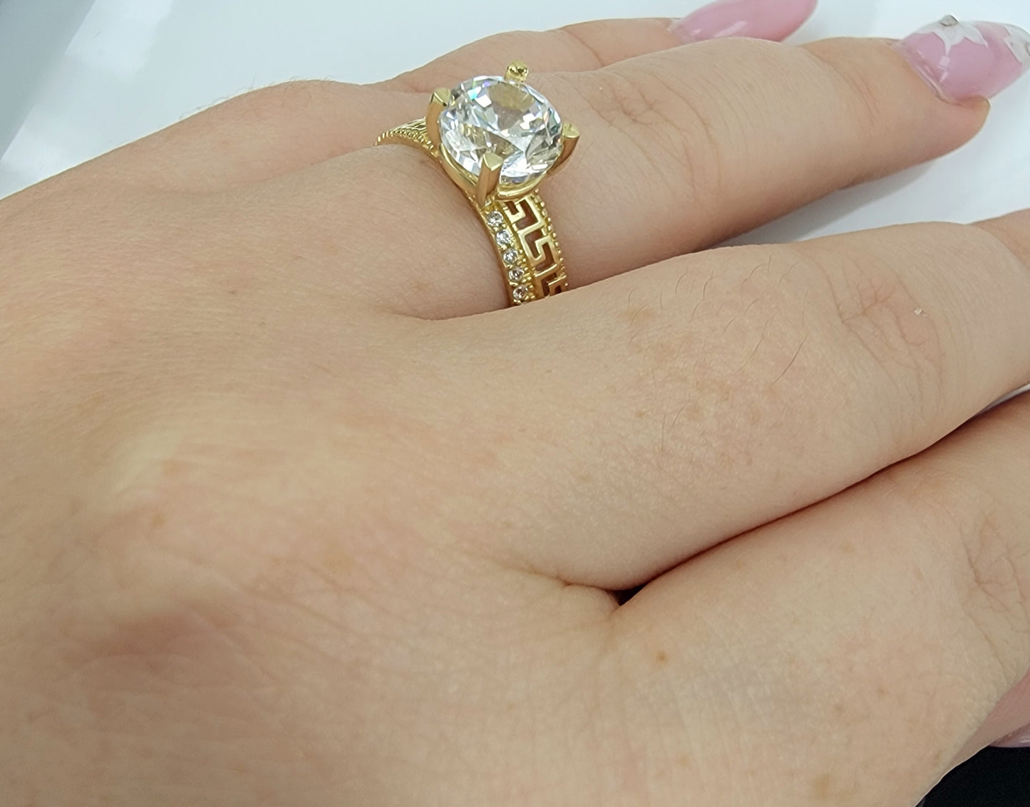Anillo compromiso 10k
