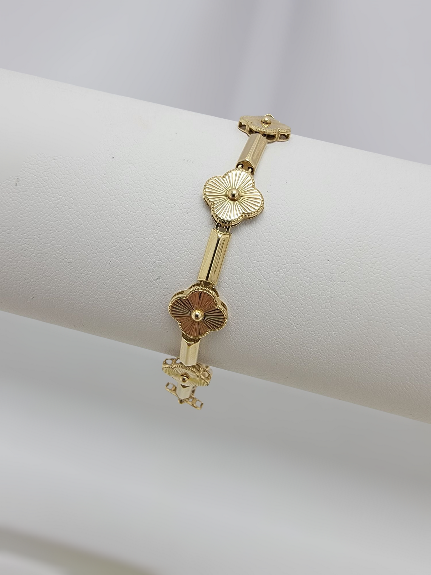 Pulso de flores 14K