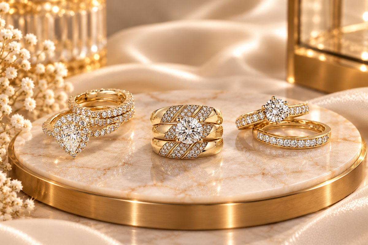 Set de trios de compromiso.