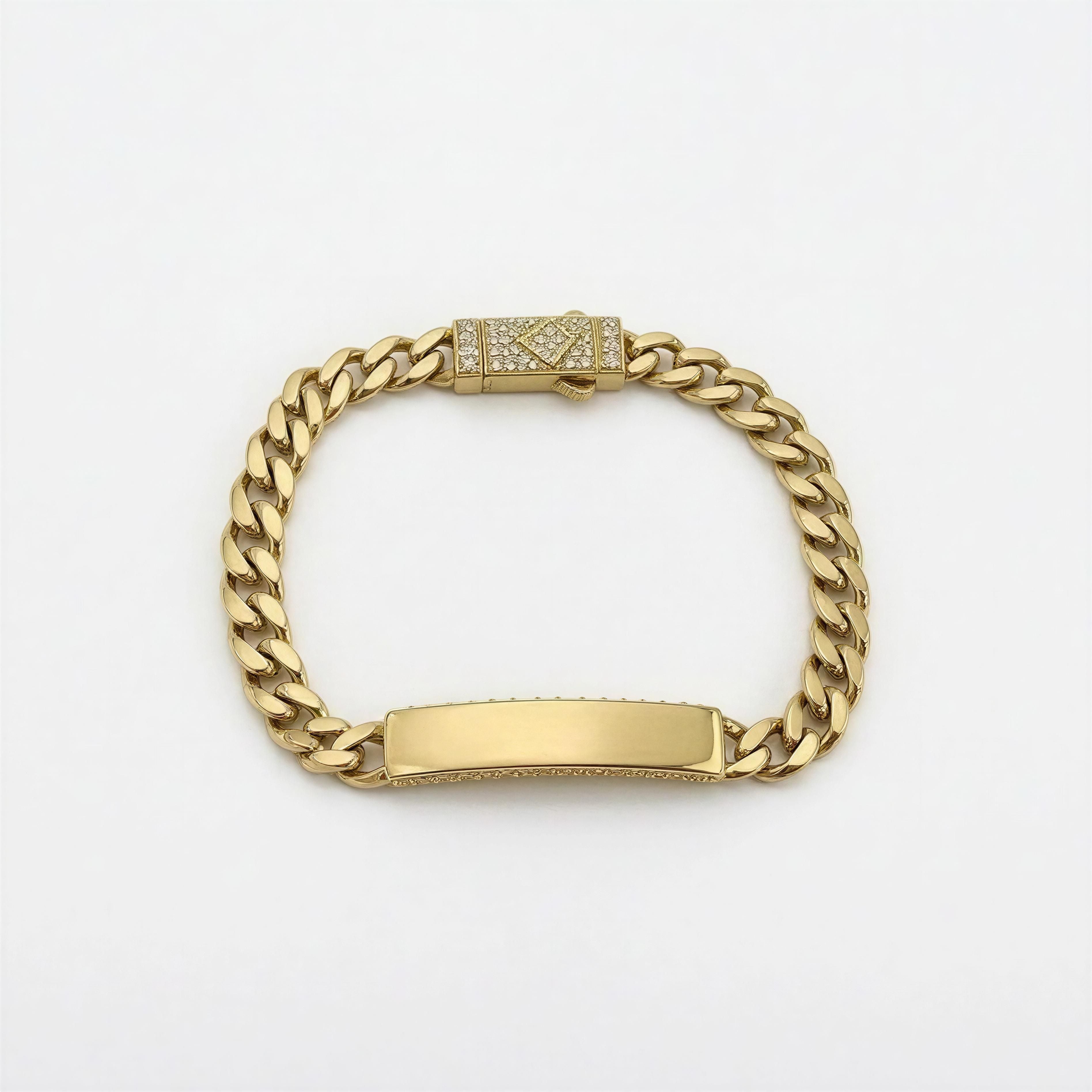 Pulsera Mónaco de bebe 10k