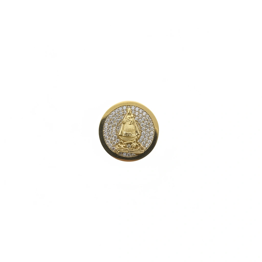 Anillo virgen de la caridad 10k