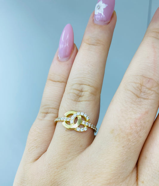 Anillo CC 14k