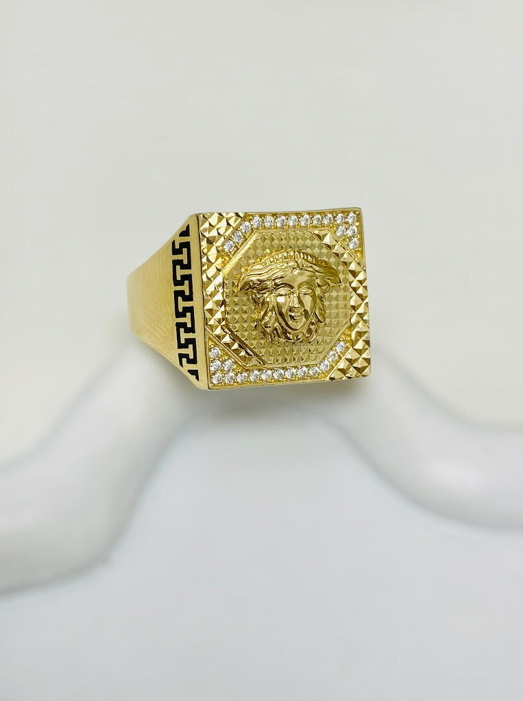 Anillo medusa 14 k