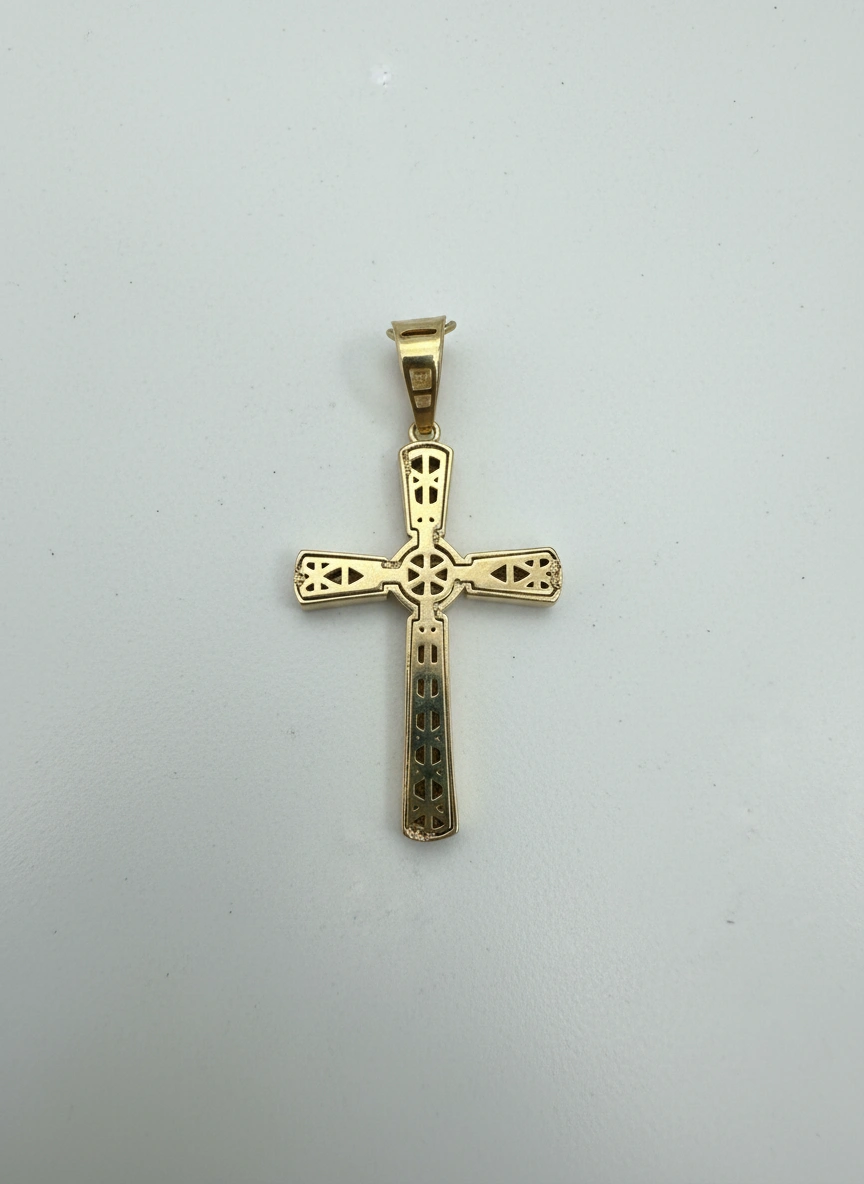 Dije de cruz 14k