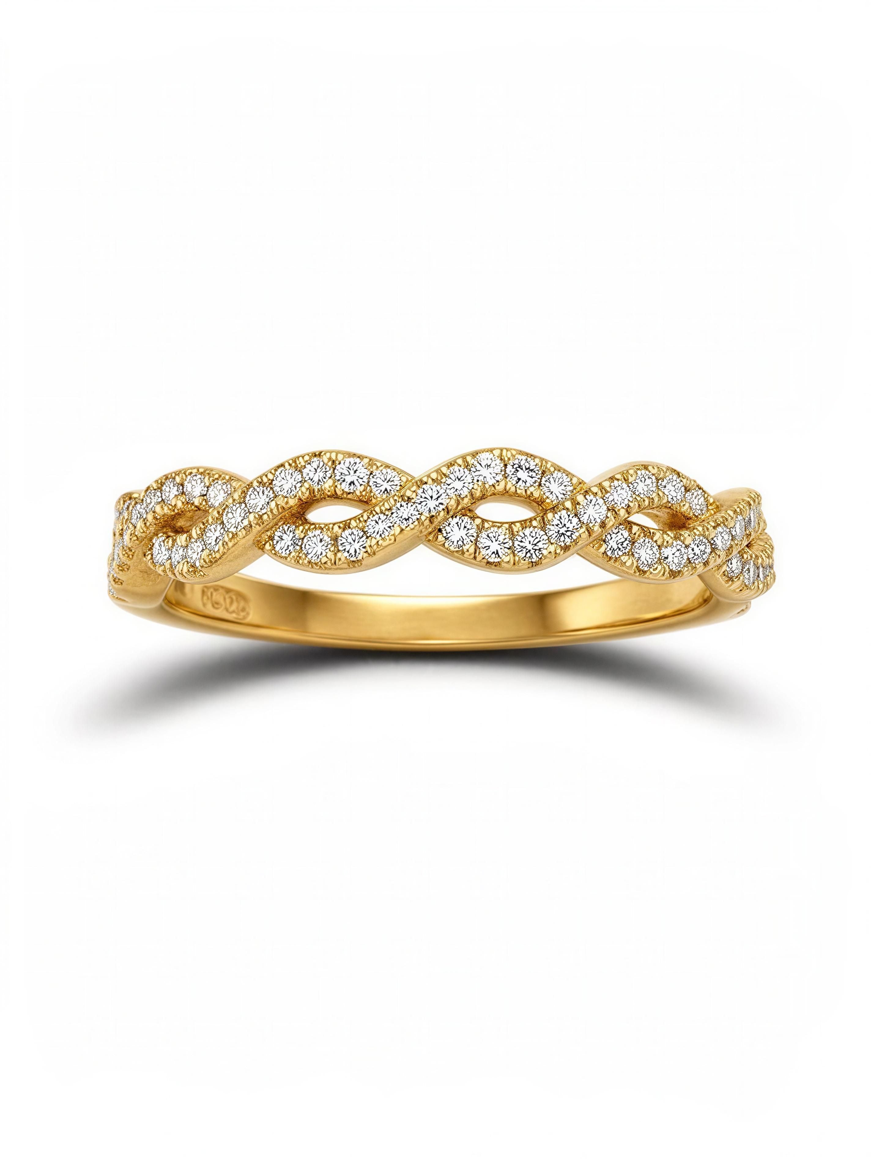 Anillo diamante natural 10k