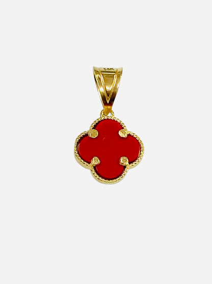 Dije clover pequeño 14K