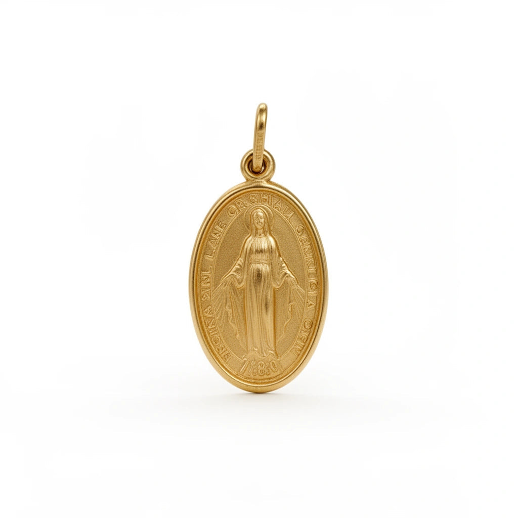 Dije de la milagrosa 14k