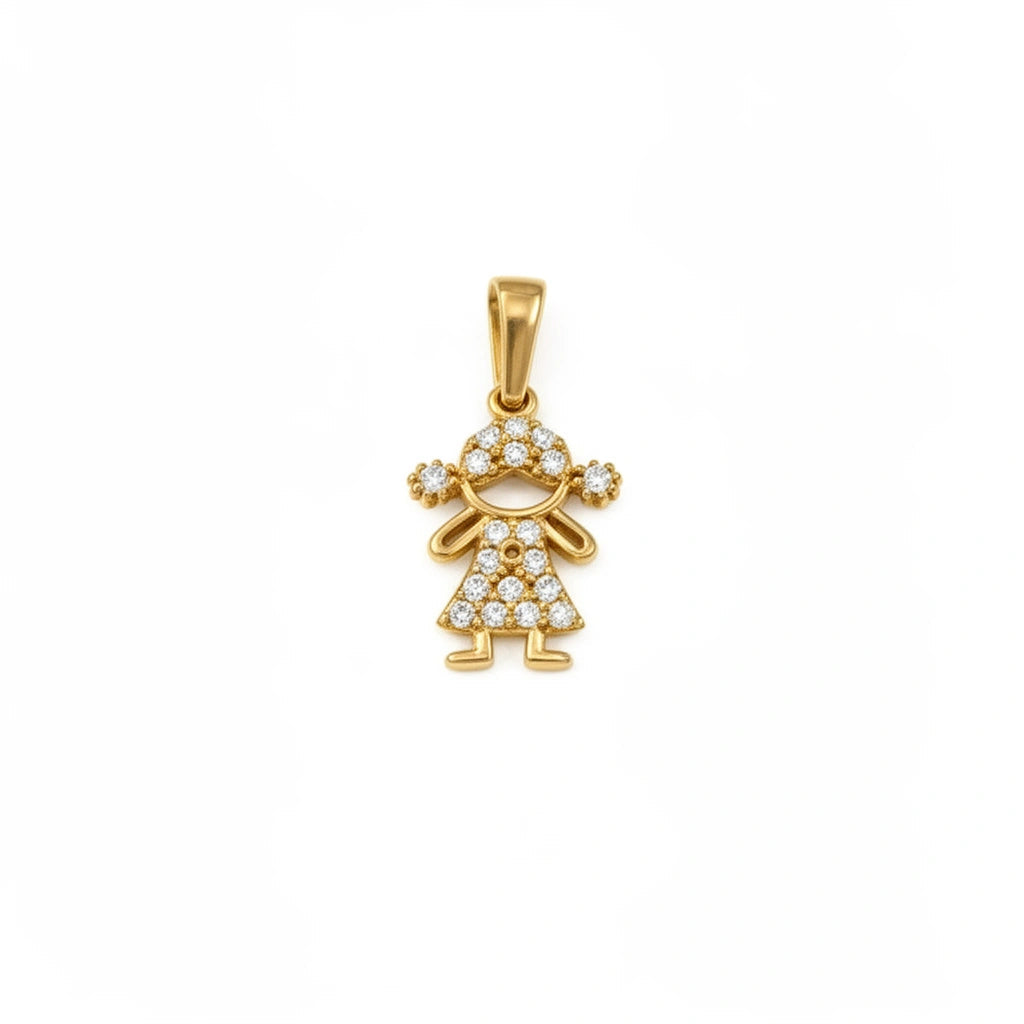 Dije pequeño de niña 14k