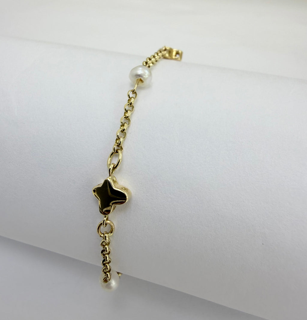 Pulsera bebé 14k