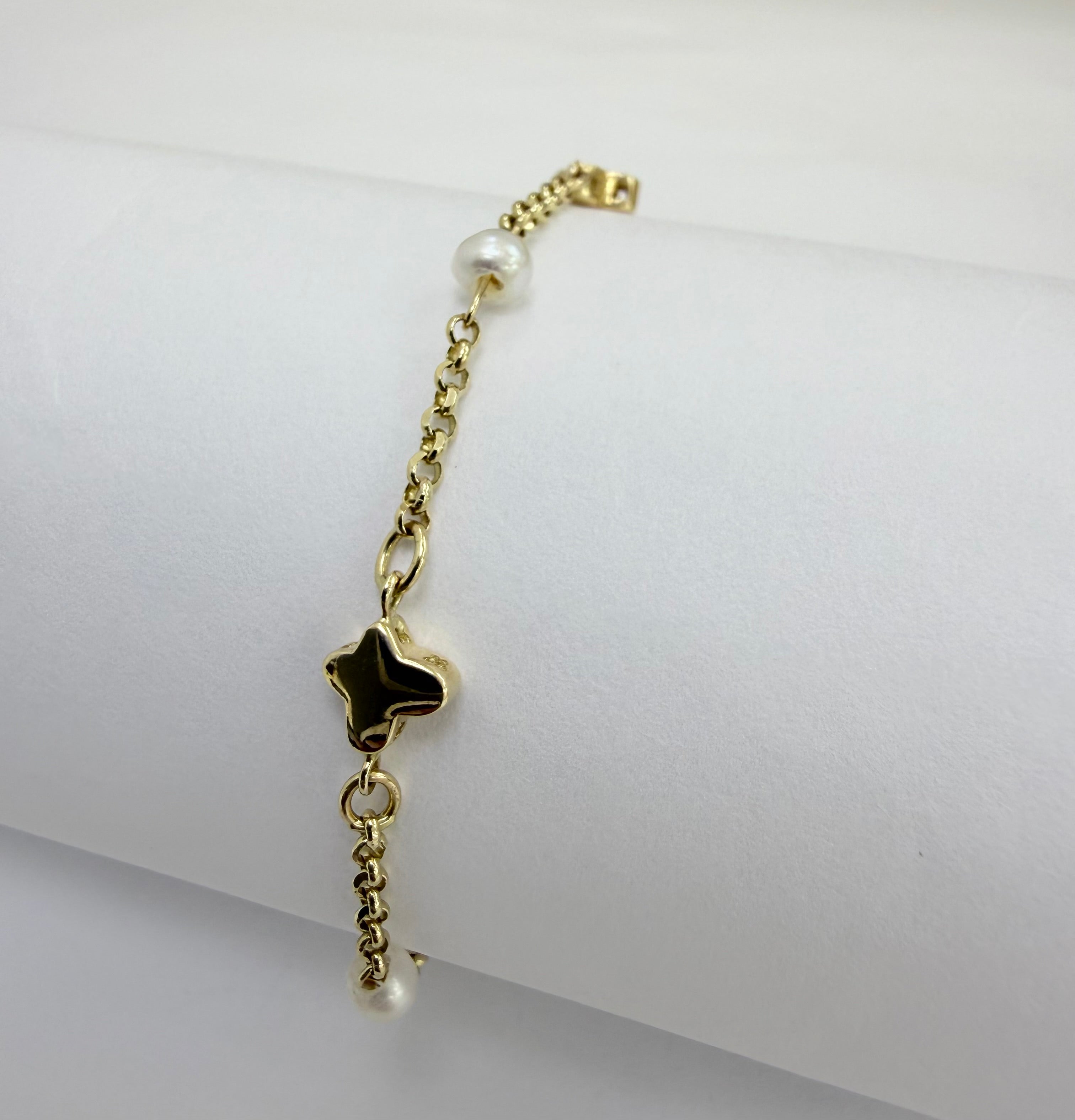 Pulsera bebé 14k