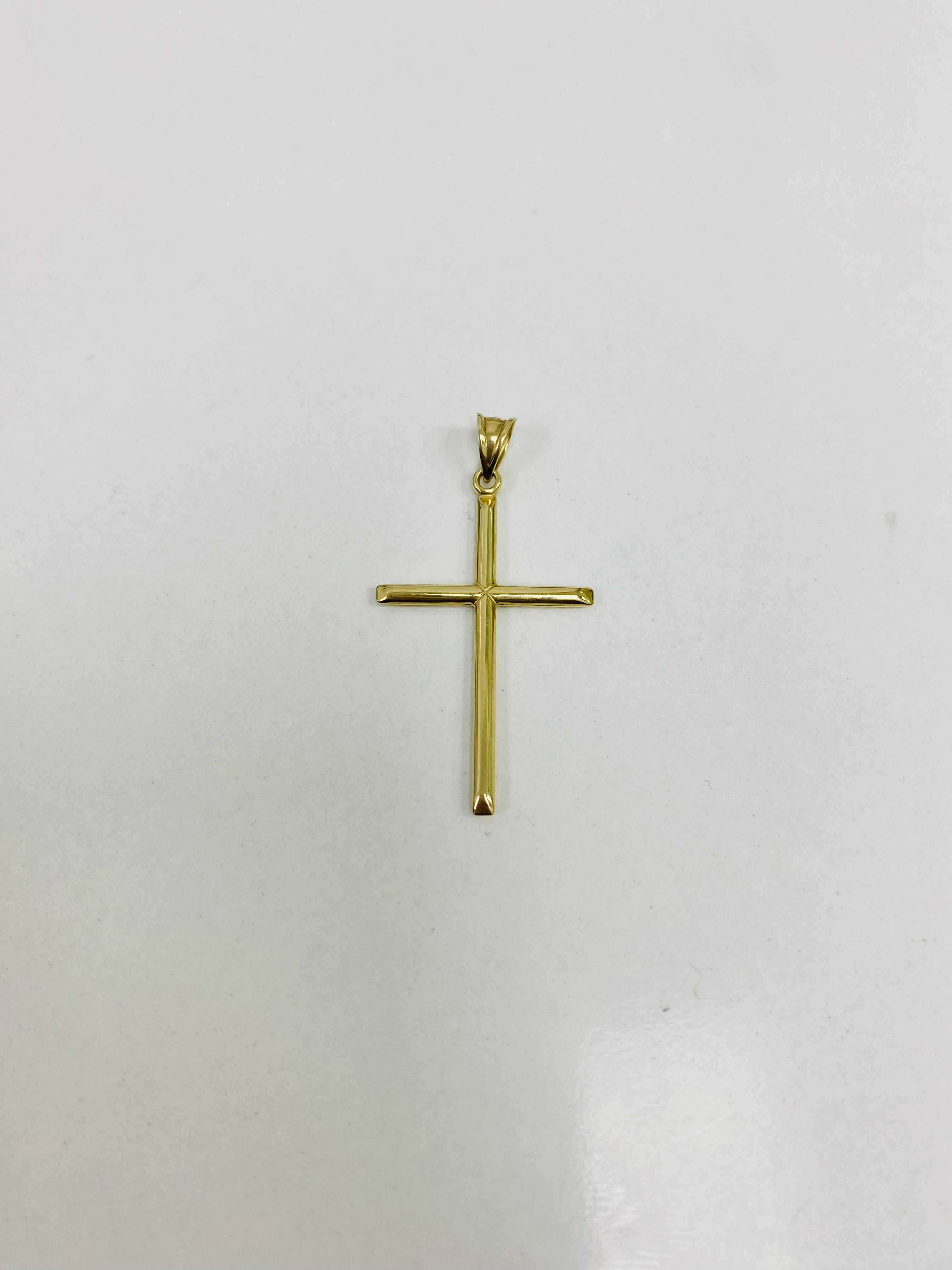 Dije de cruz mediano 10K