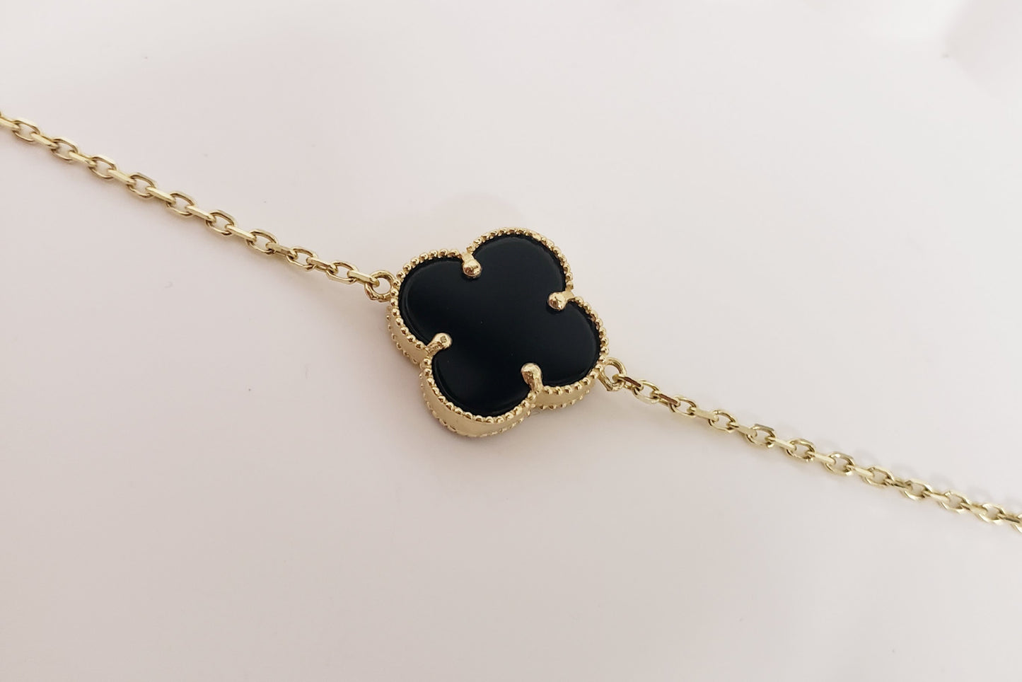 Pulsera 1 flor 14k