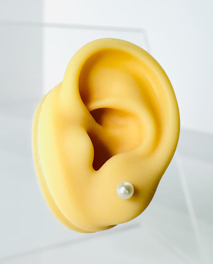 Aretes de perlas 14k
